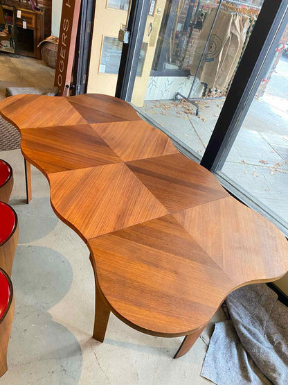 Midcentury Modern Henry P. Glass Cylindra Dining Table