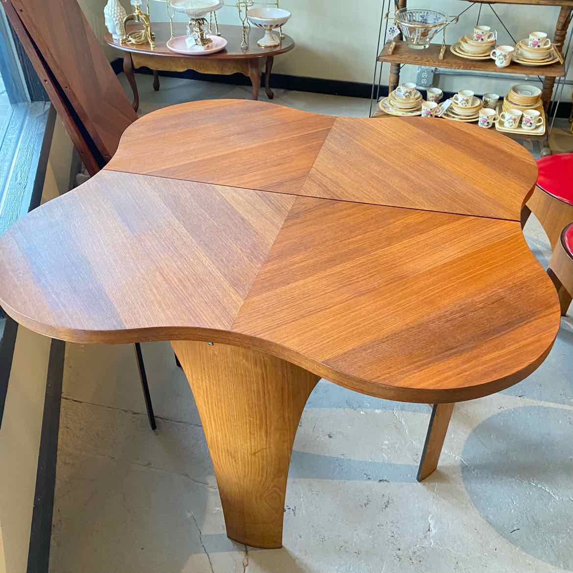 Midcentury Modern Henry P. Glass Cylindra Dining Table