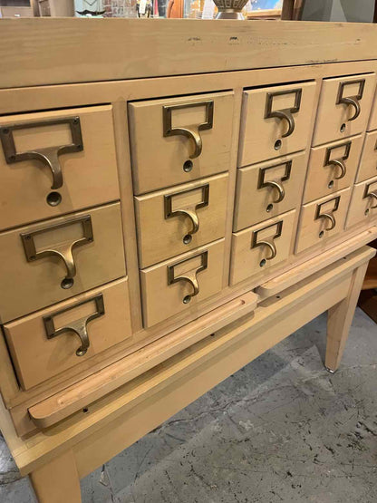 Vintage Brodart Library Card Organizer